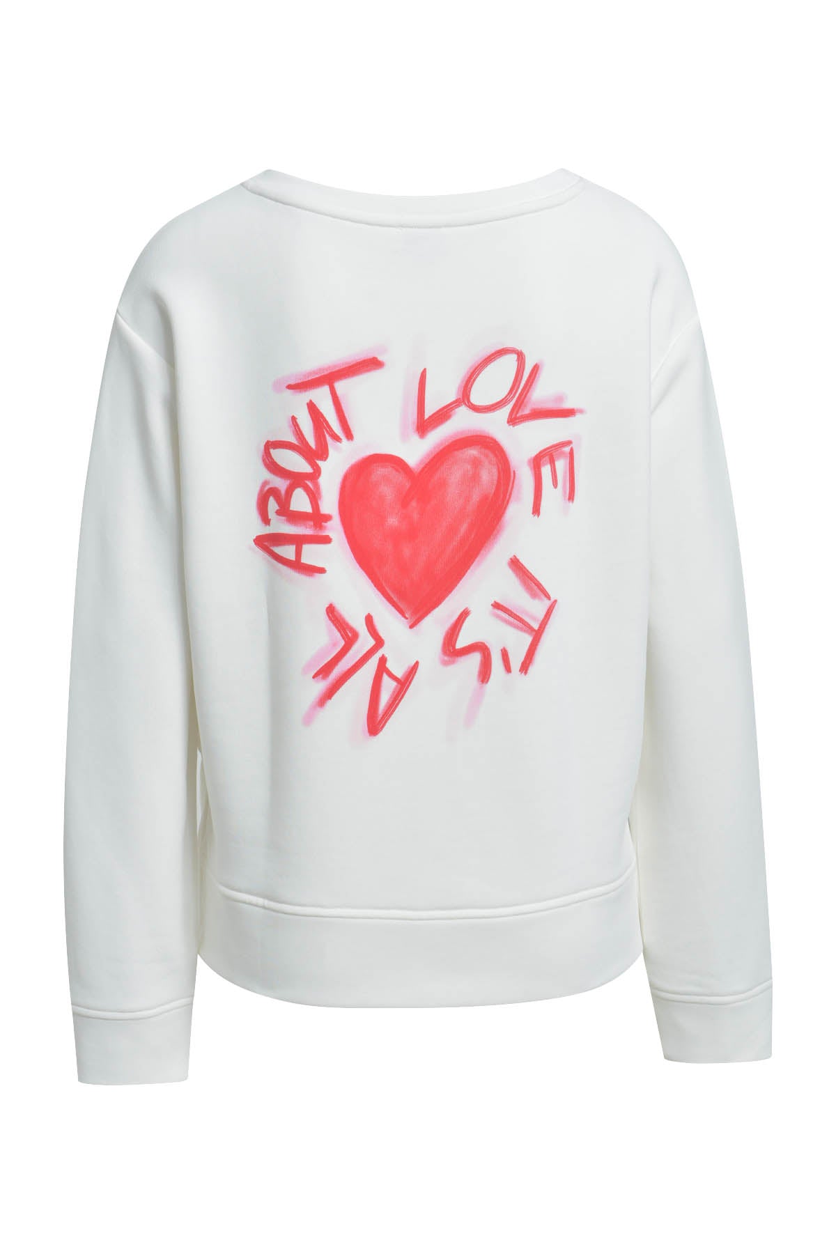 Sweatshirt mit Herz-Details