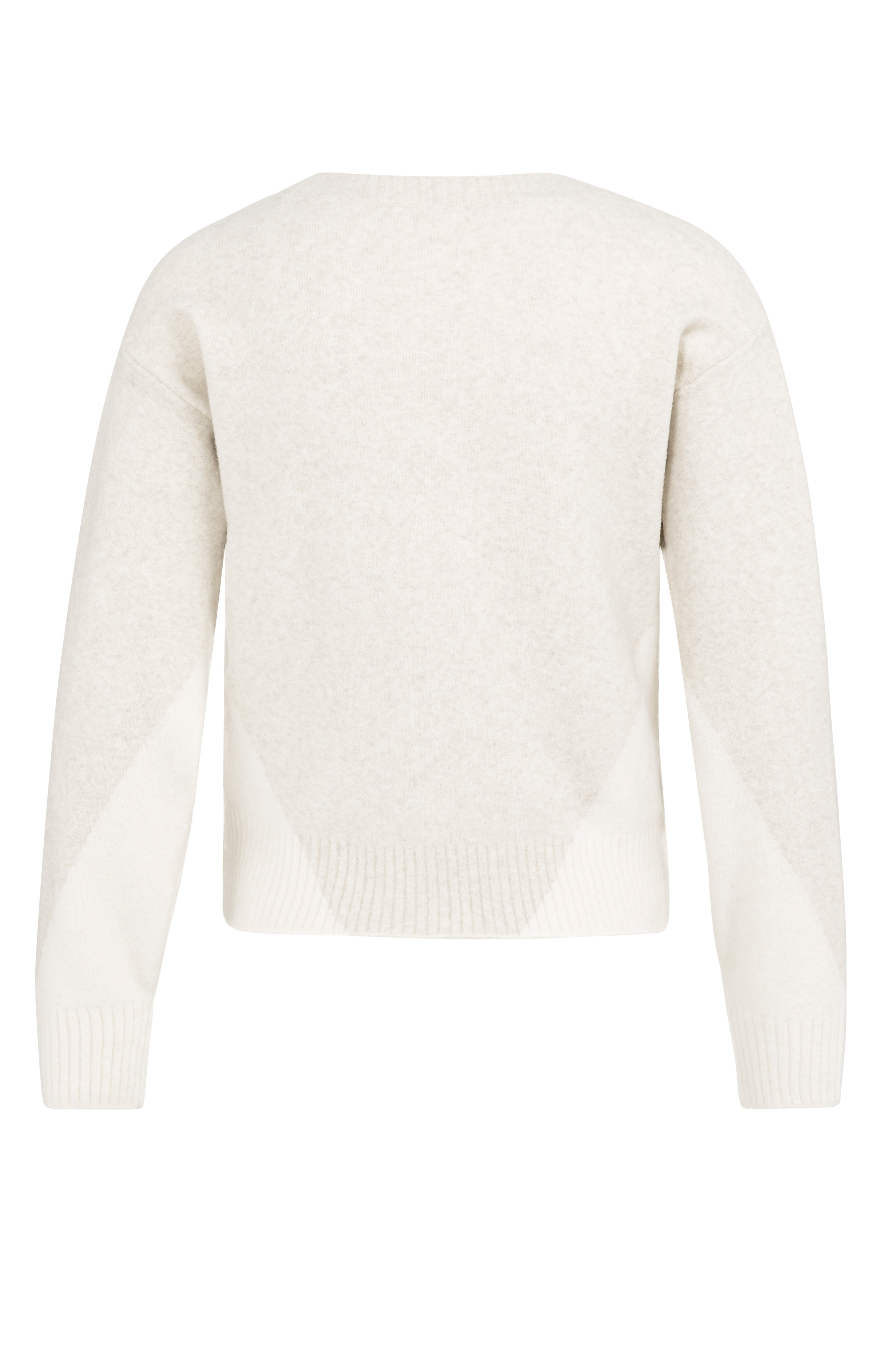 Der V-Pullover mit Farbblock-Muster