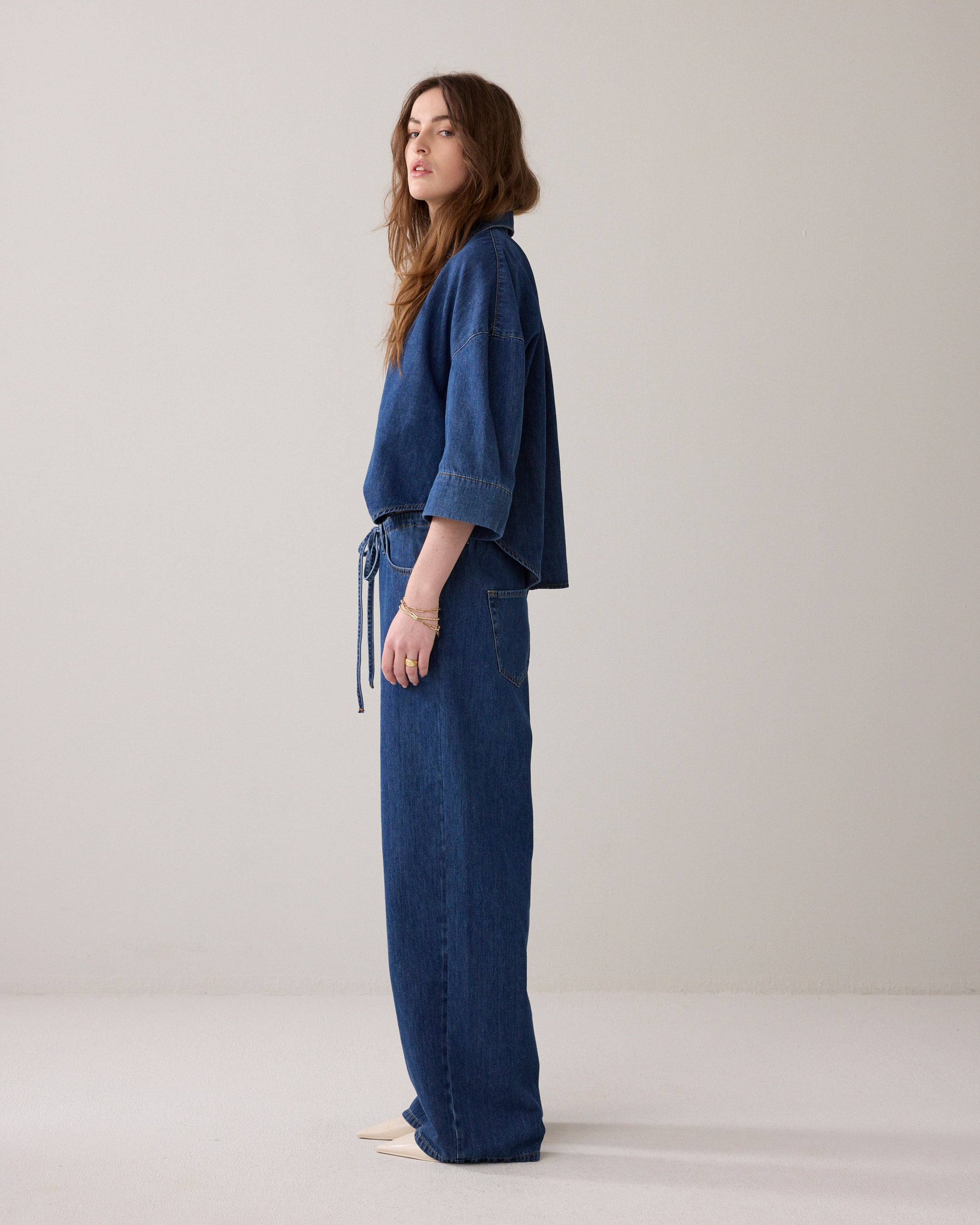 Loose Fit Denim mit Komfortbund