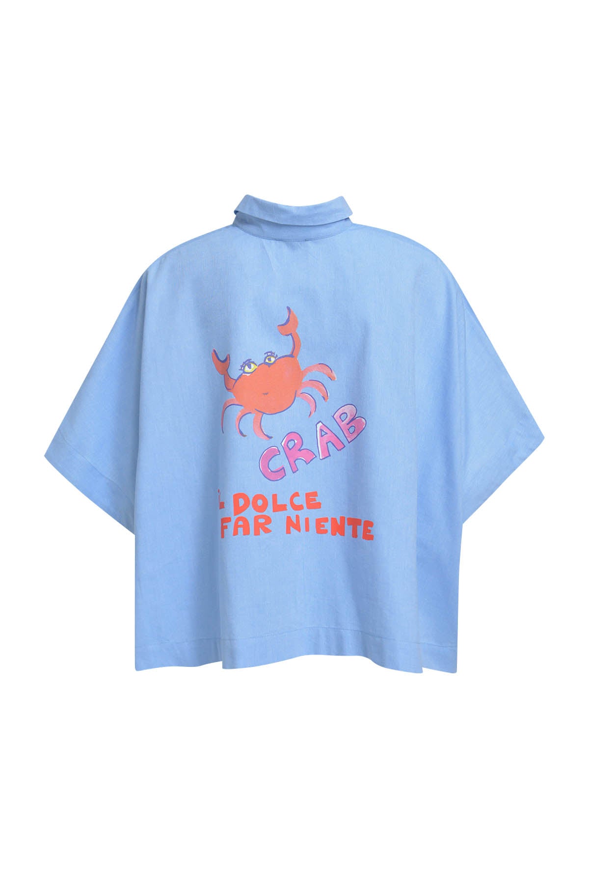 Oversize-Bluse mit maritimem Statement