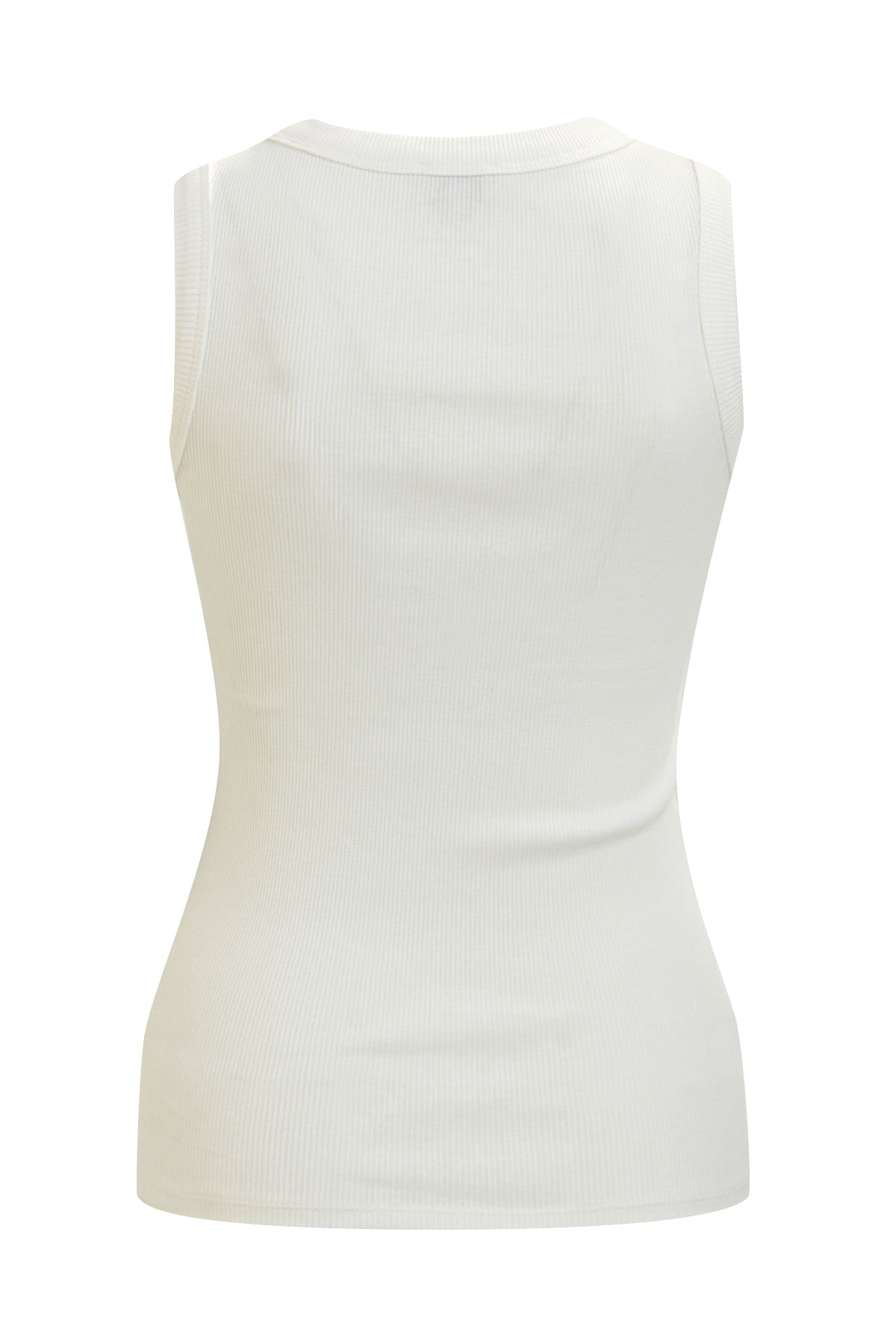 Dein neues Ripp-Top in strahlendem Creme