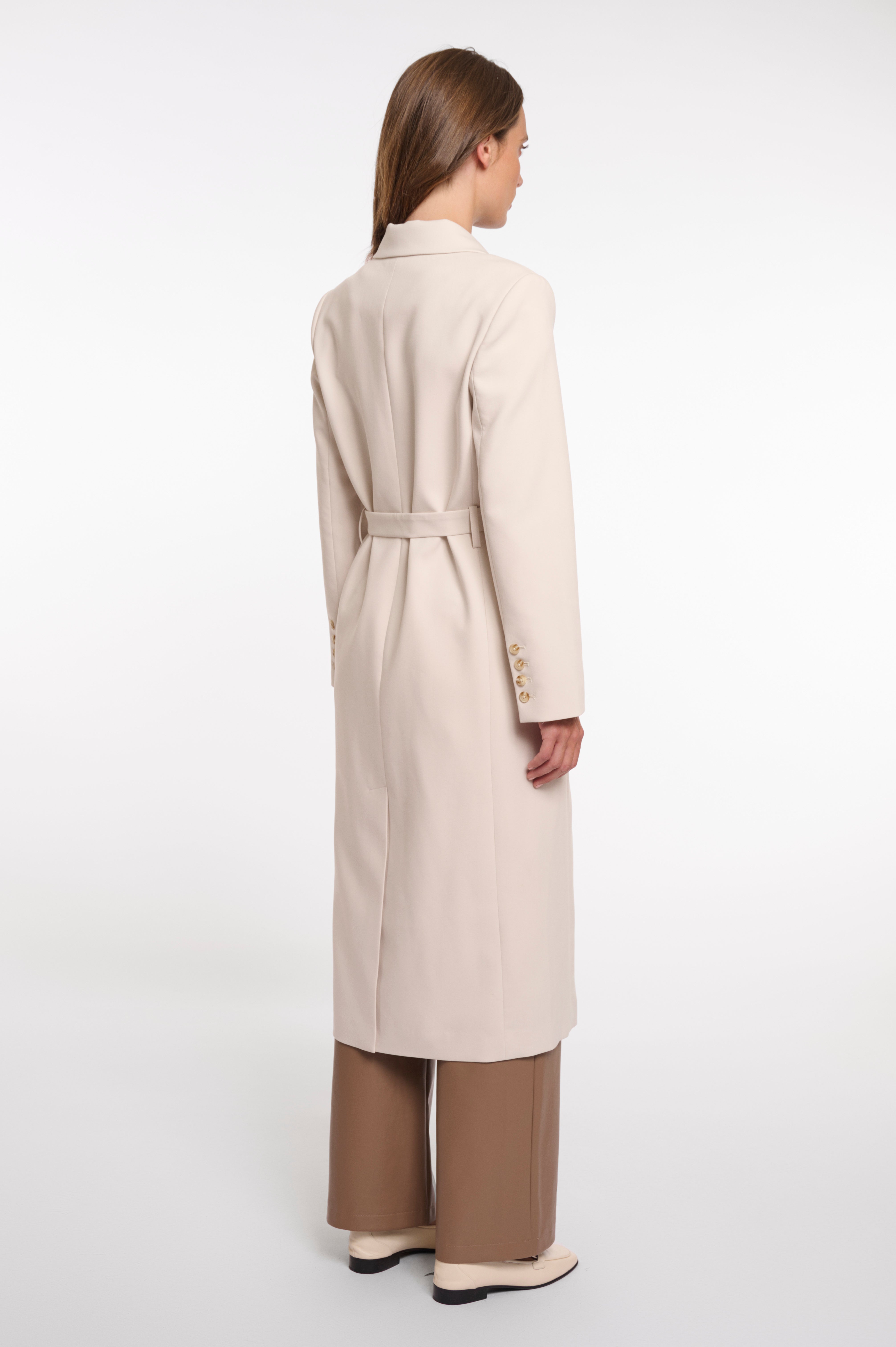 Langer, taillierter Mantel "Luana"