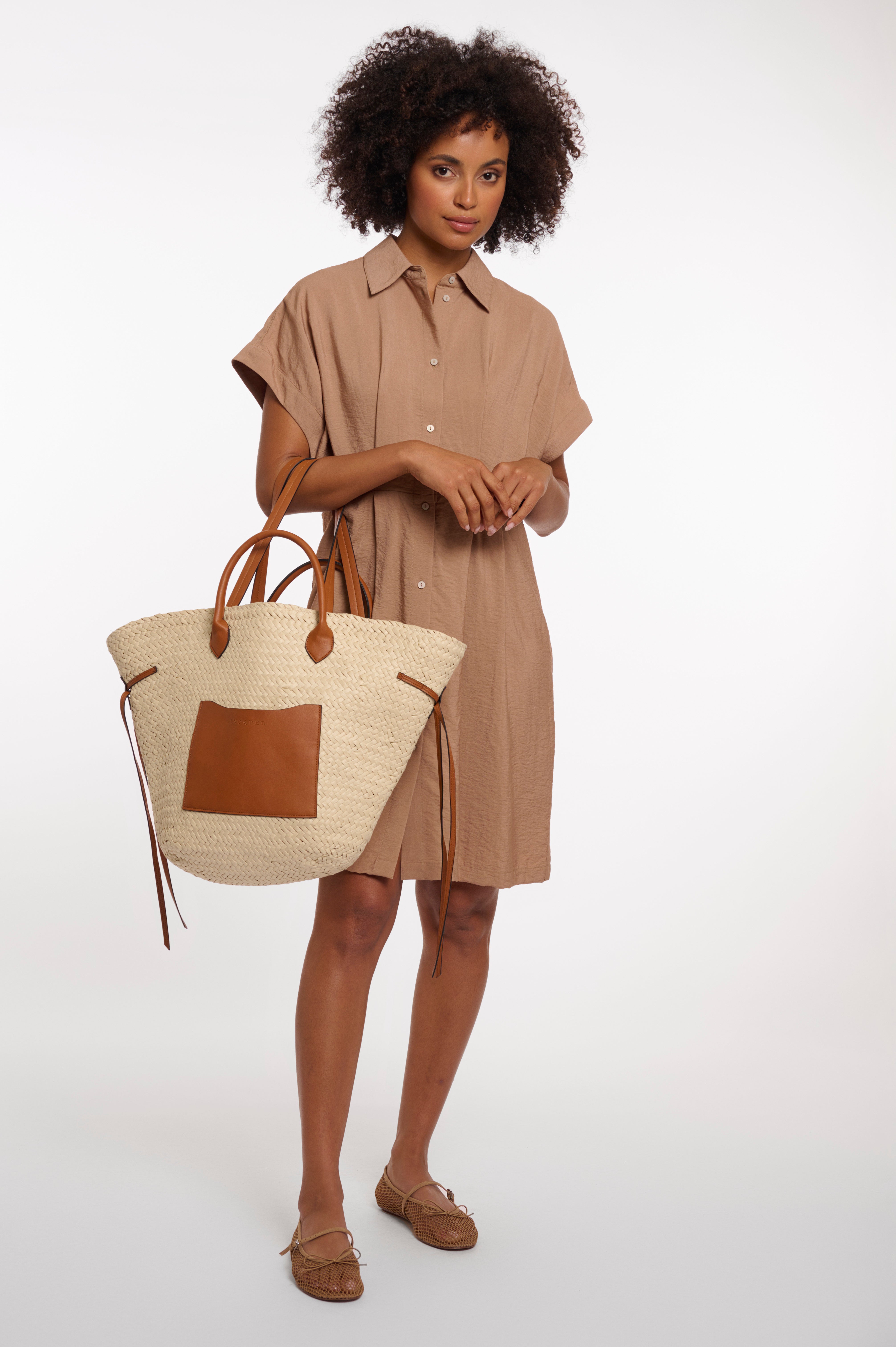 Geräumige Gewebte Tasche "Saydee"