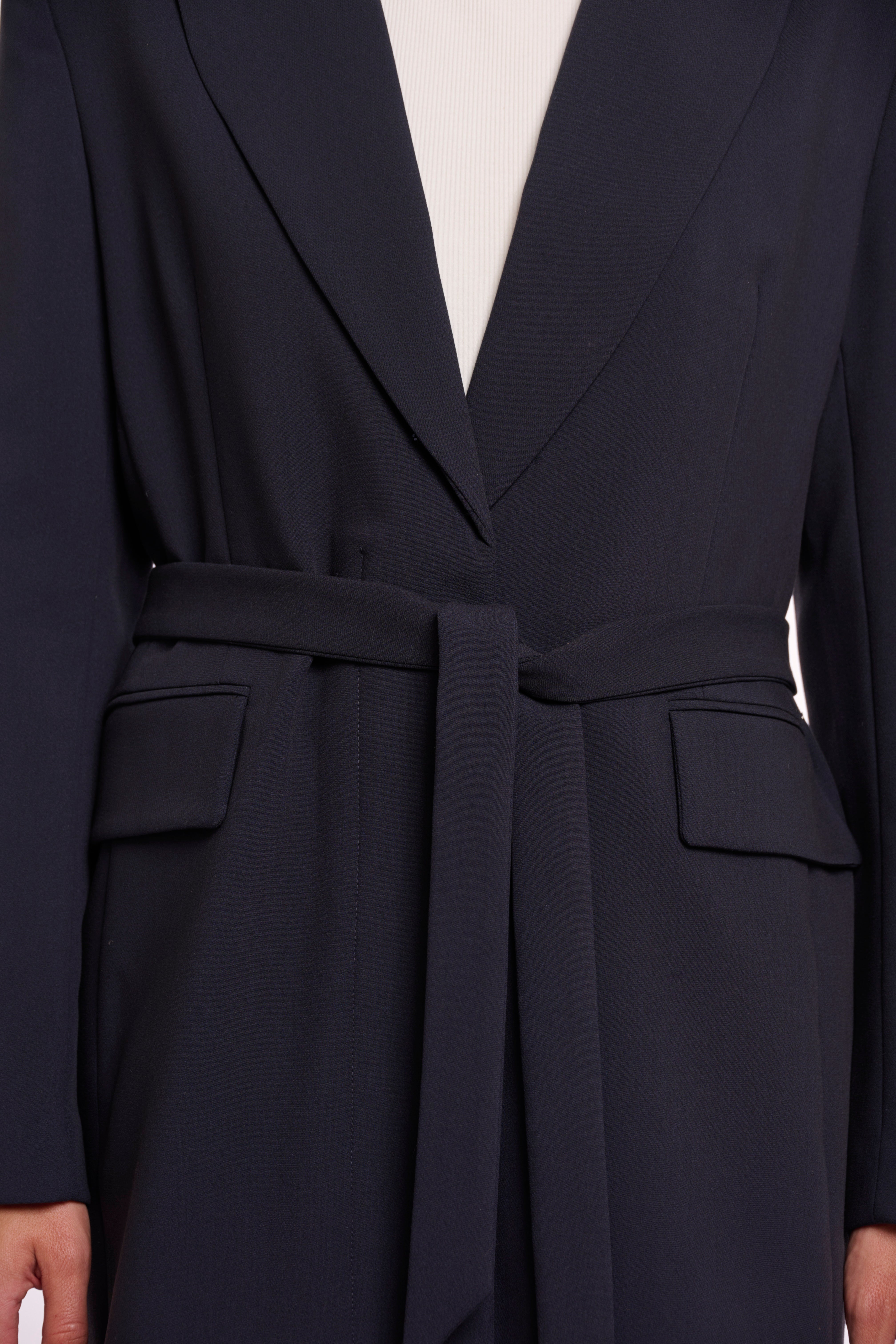 Langer, taillierter Mantel "Luana"