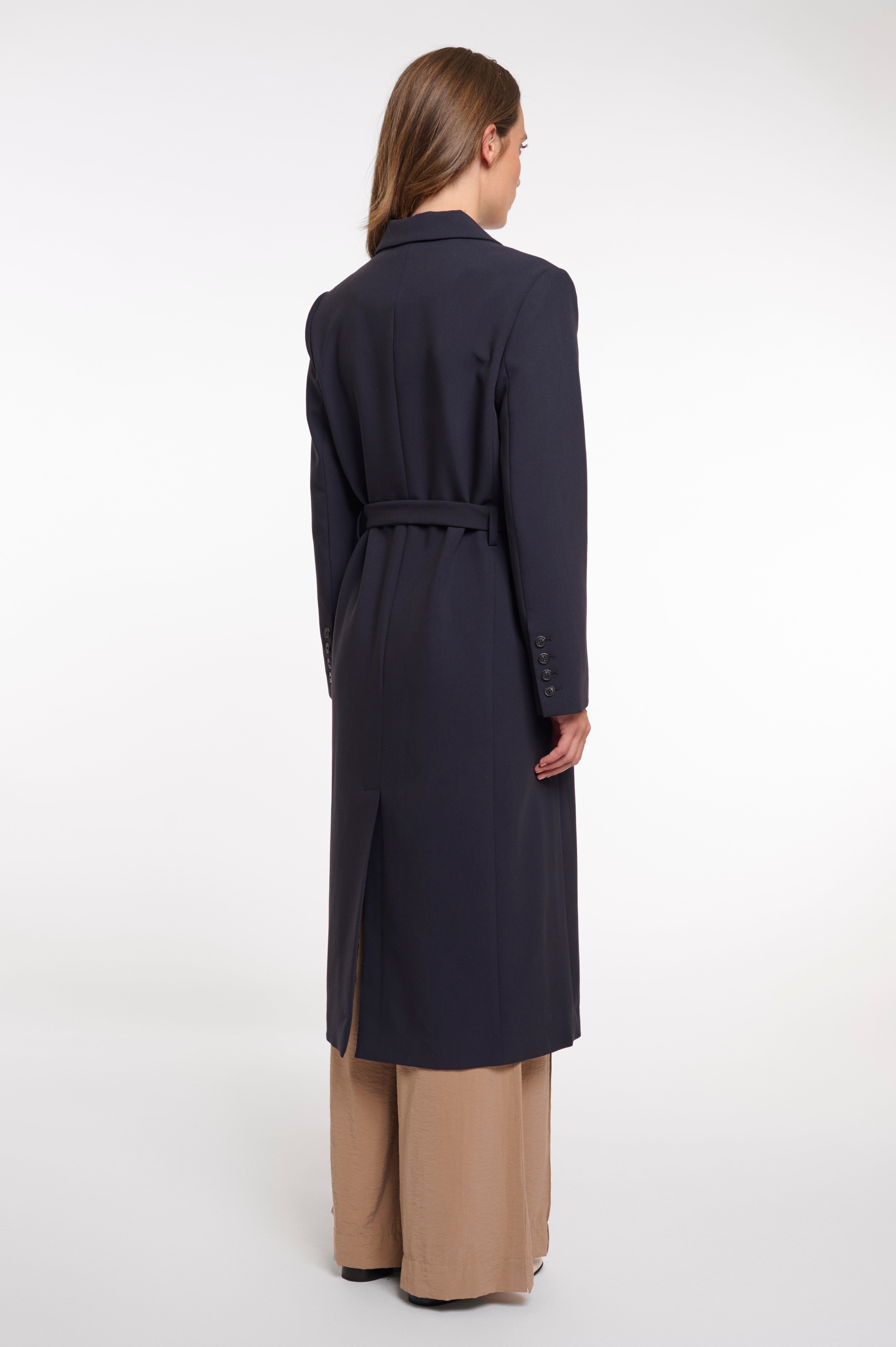 Langer, taillierter Mantel "Luana"