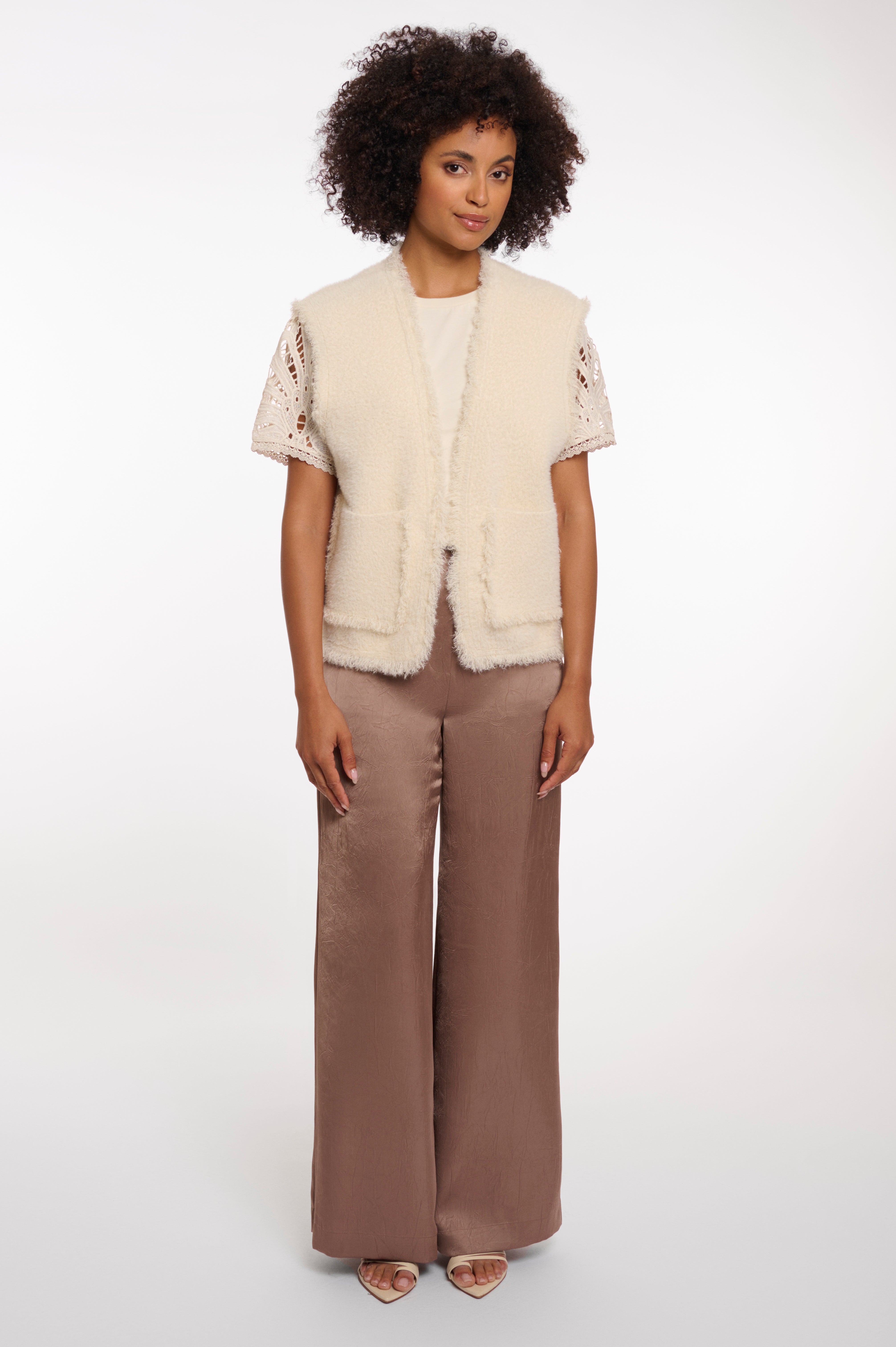 Gestrickte Weste "Vita"