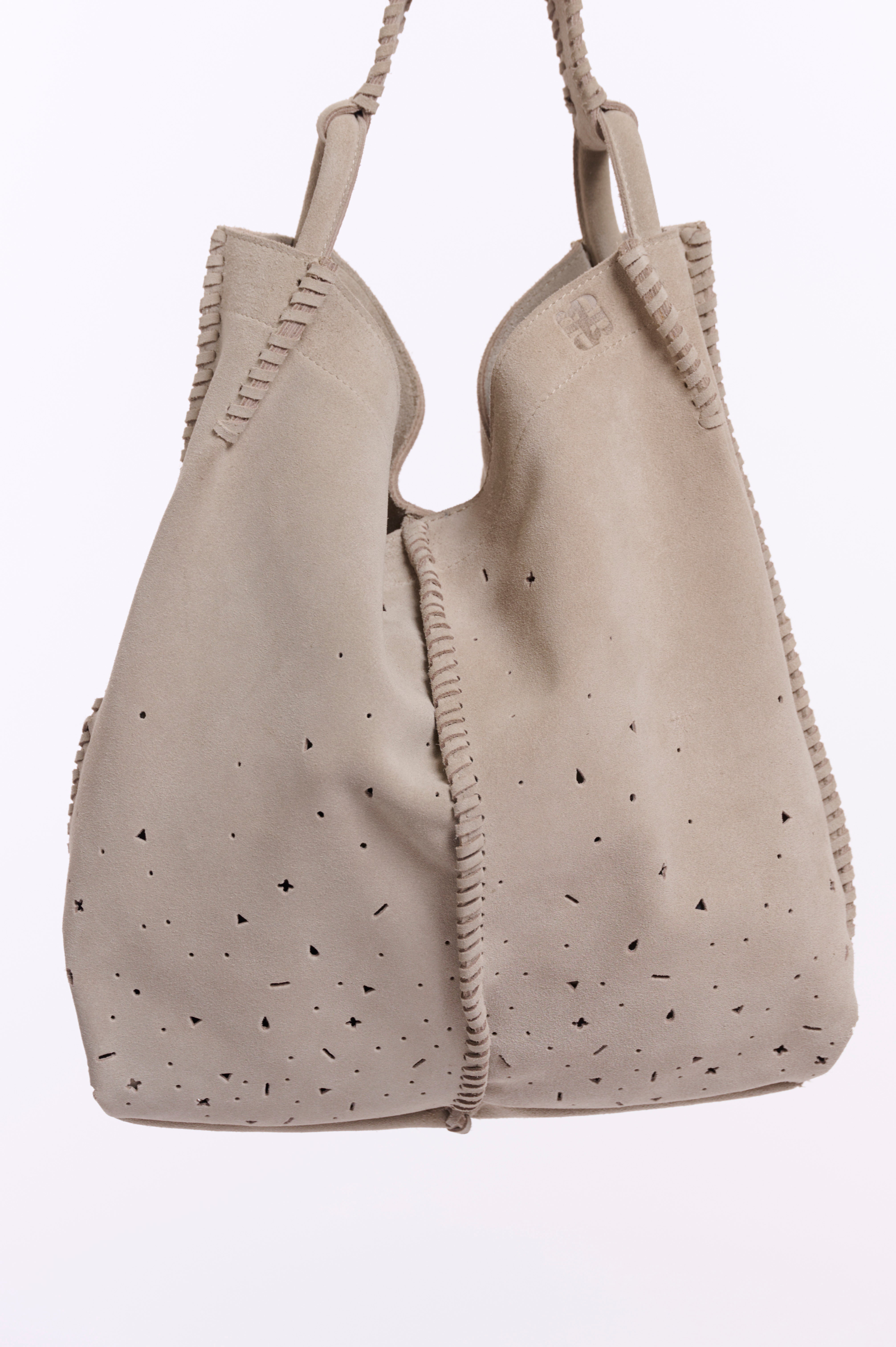 Lässige Shopper-Tasche mit kunstvollen Details "Sima"