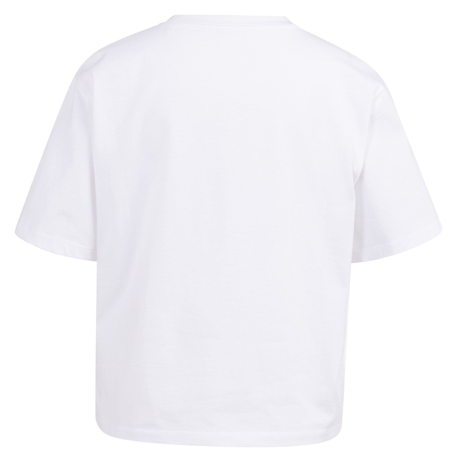 Boyfriend-T-Shirt mit lässigen Statement Print