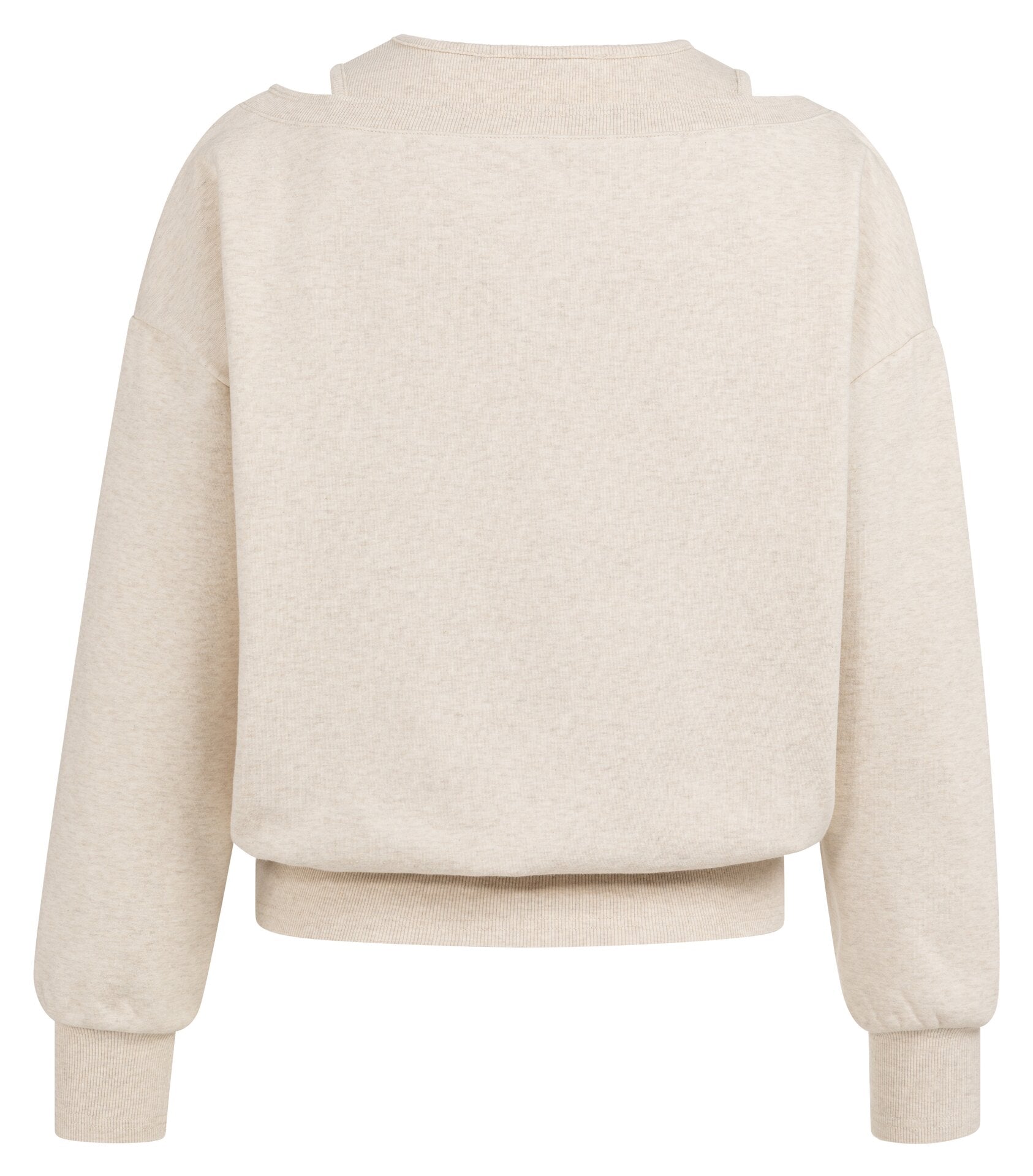 Sweatshirt mit modernen Layering-Look