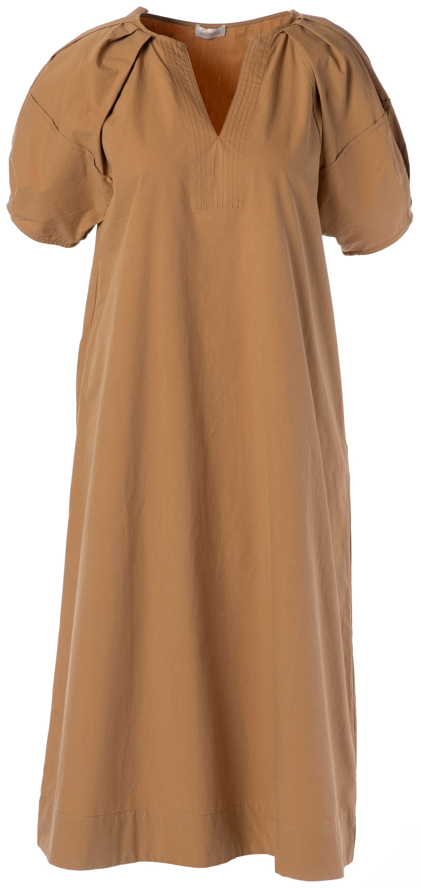 Das moderne A-Linien-Kleid mit Ballonärmeln