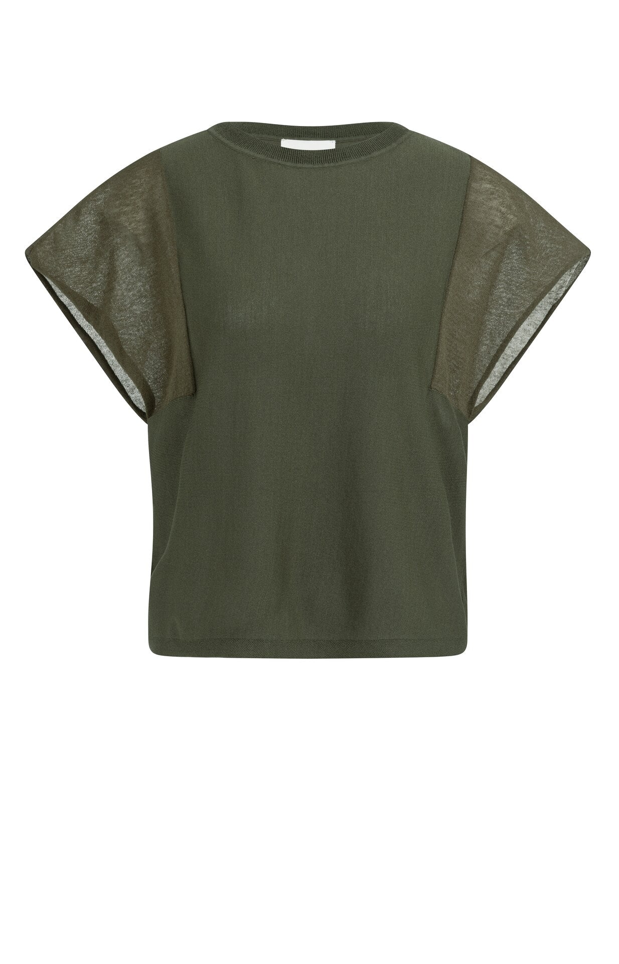 Oberteil mit transparenten Akzenten