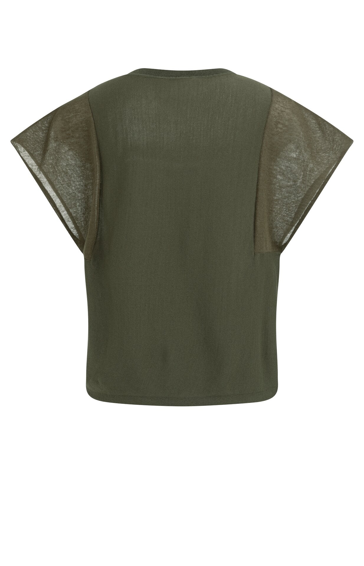 Oberteil mit transparenten Akzenten