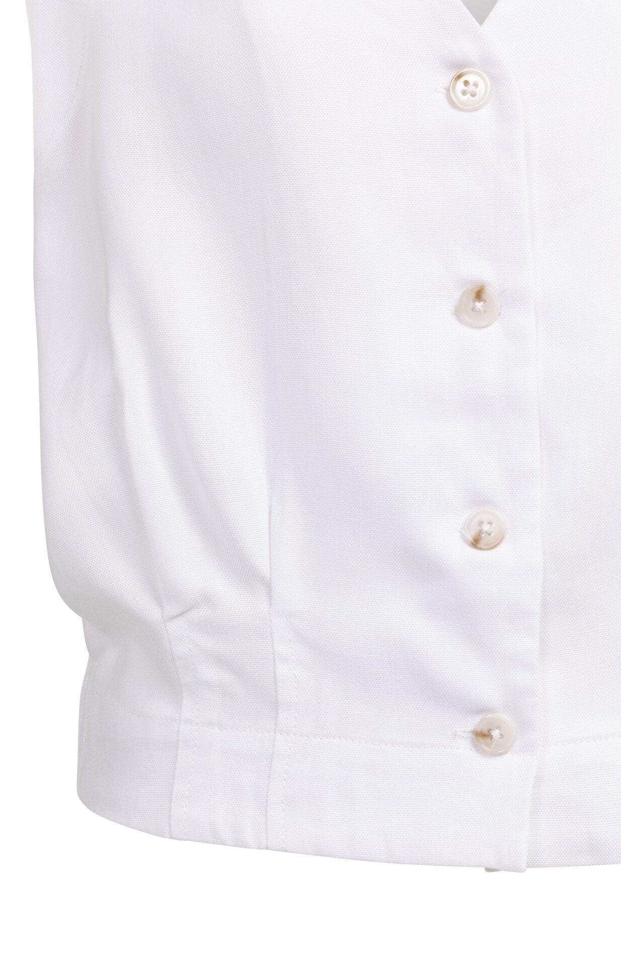 Ärmellose Bluse mit elastischem Saum