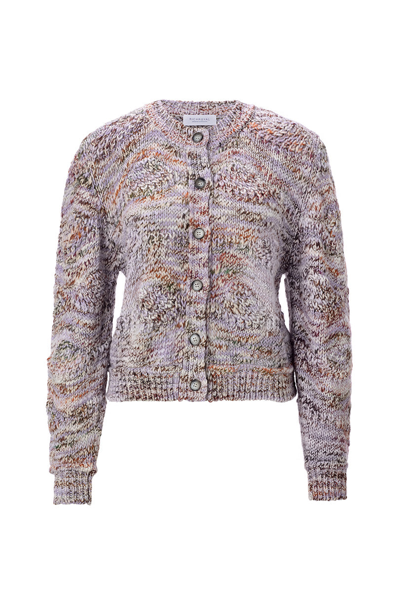 Melierter Strickcardigan – Zeitlos, weich & vielseitig