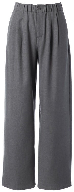 Smarter Business-Chic: Die weite Bundfaltenhose mit elastischem Komfort