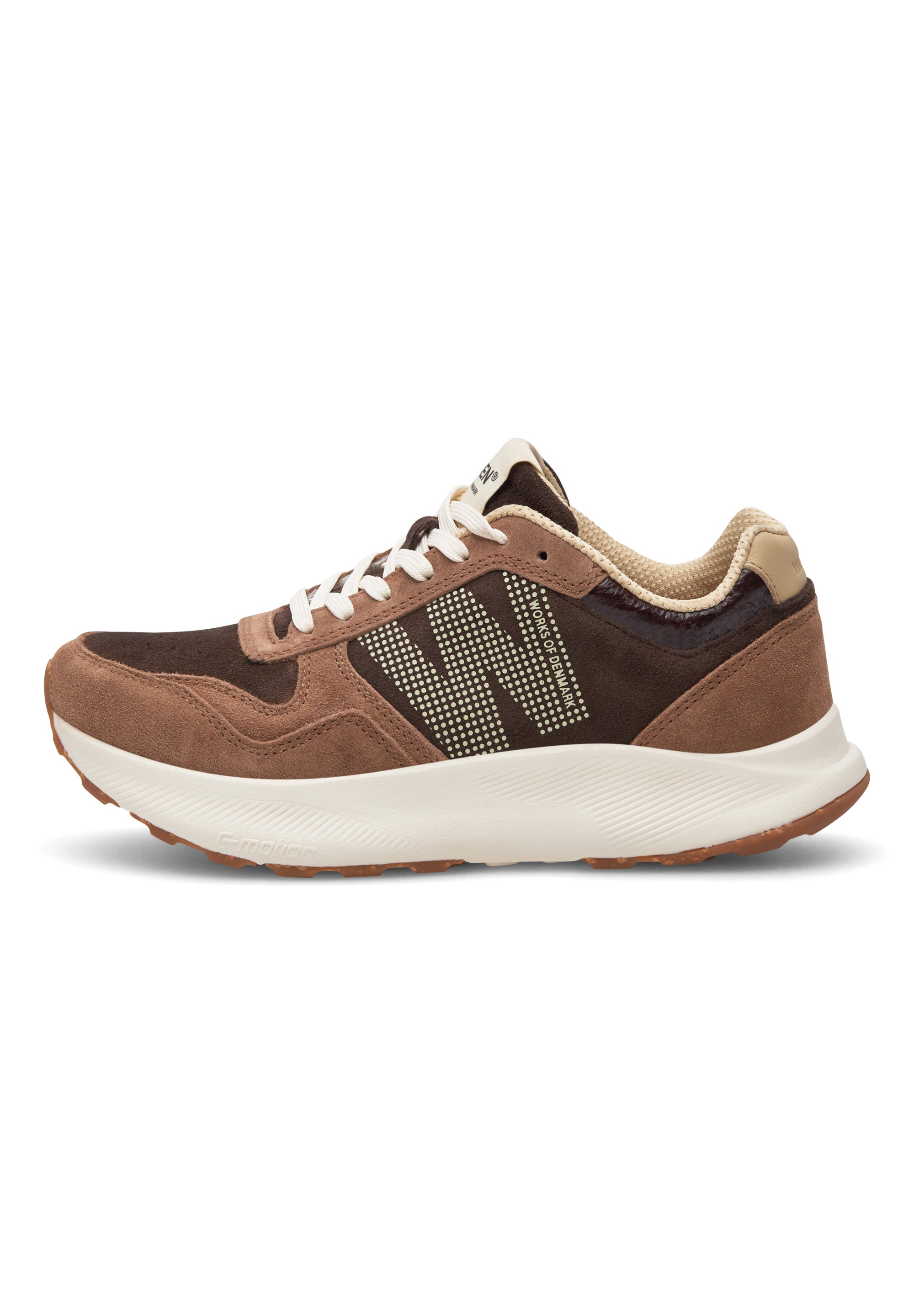 Mathilde Runner Suede Chocolate Multi