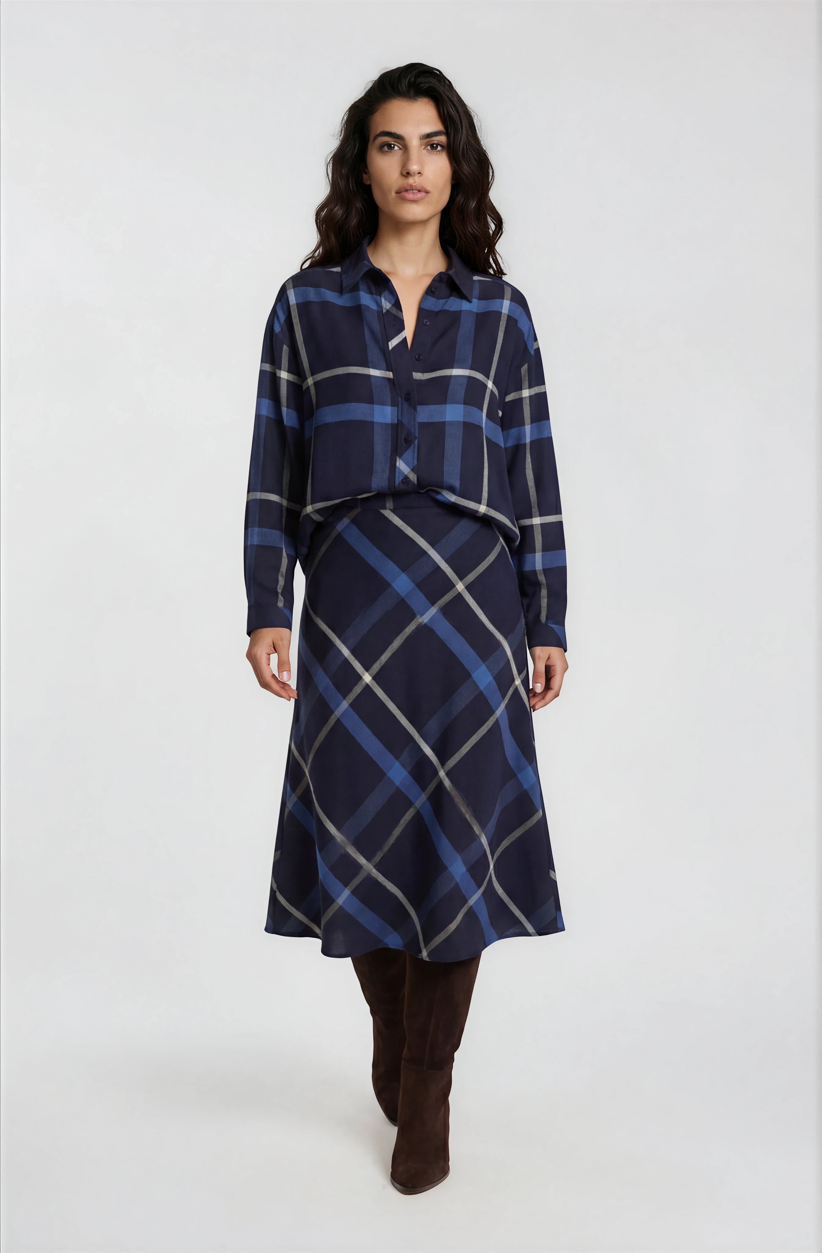Klassischer Karo-Look im entspannten Oversize-Stil