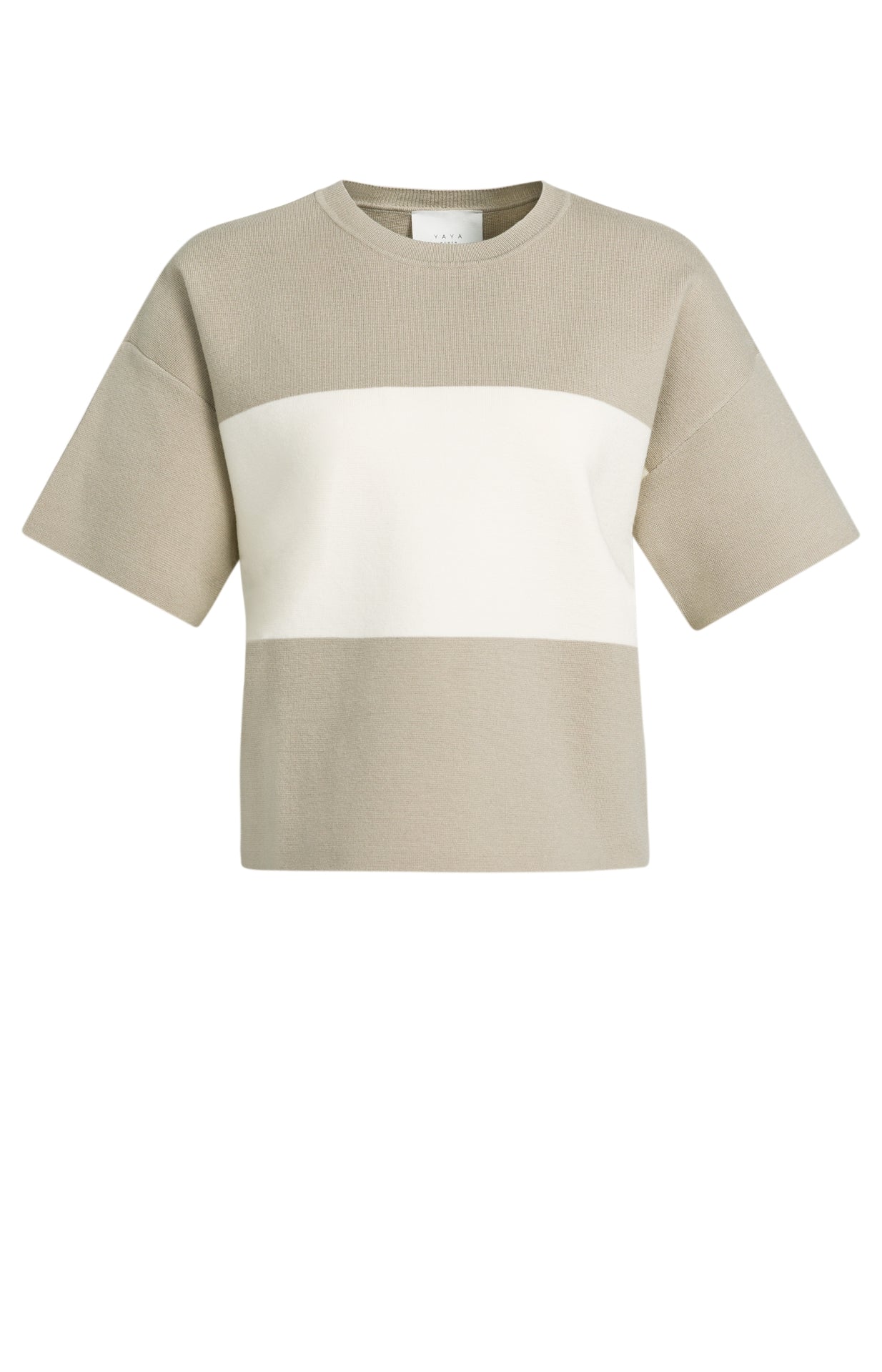 Modischer Feinstrick-Pullover mit markantem Blockstreifen