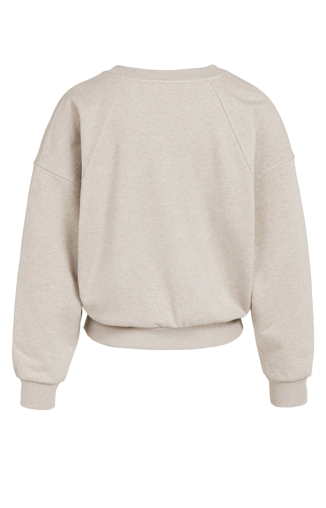 Oversized-Sweatshirt mit Kontrast-Kragen