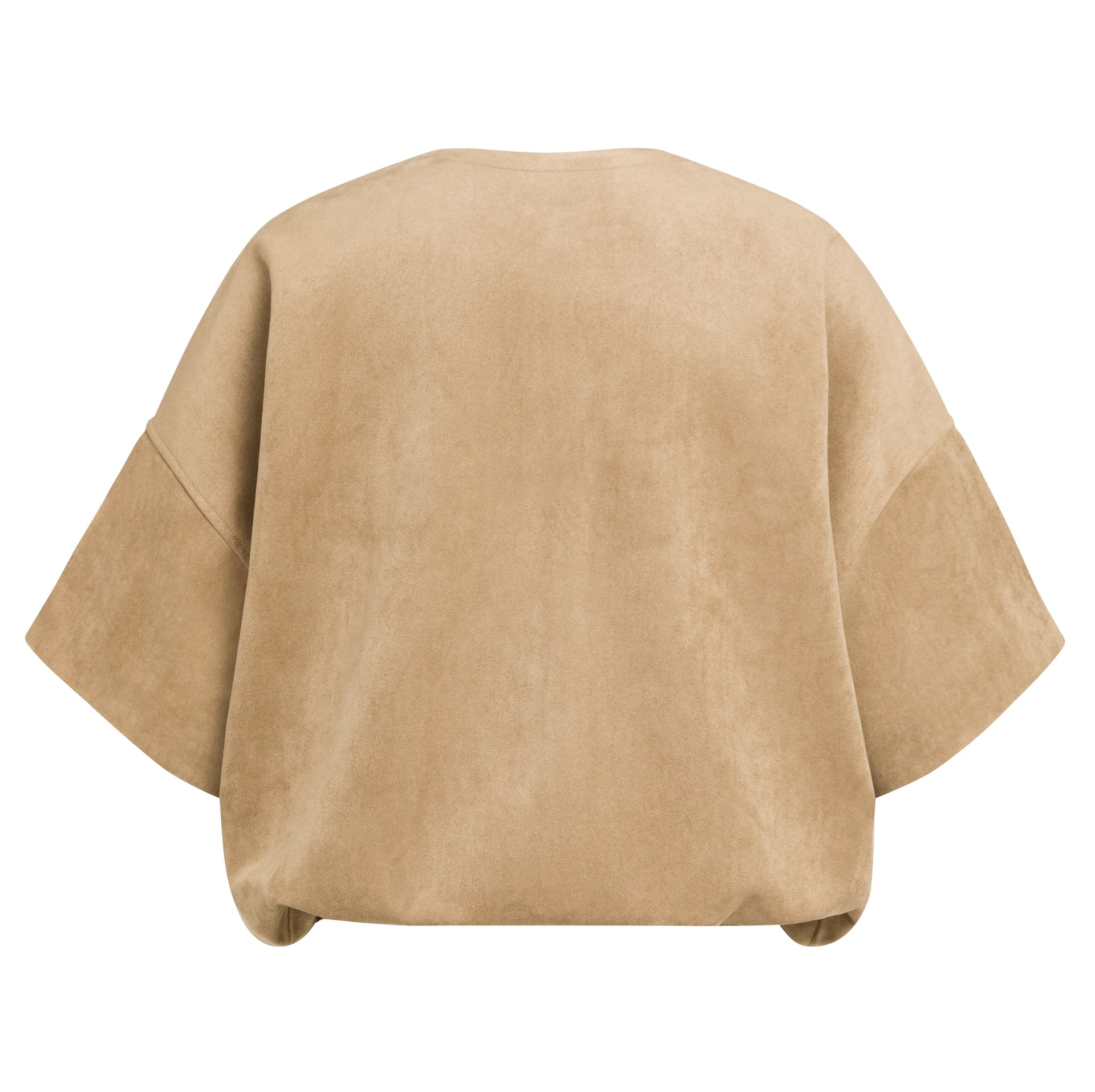 Die kurze Oversized-Jacke in edler Velours-Optik