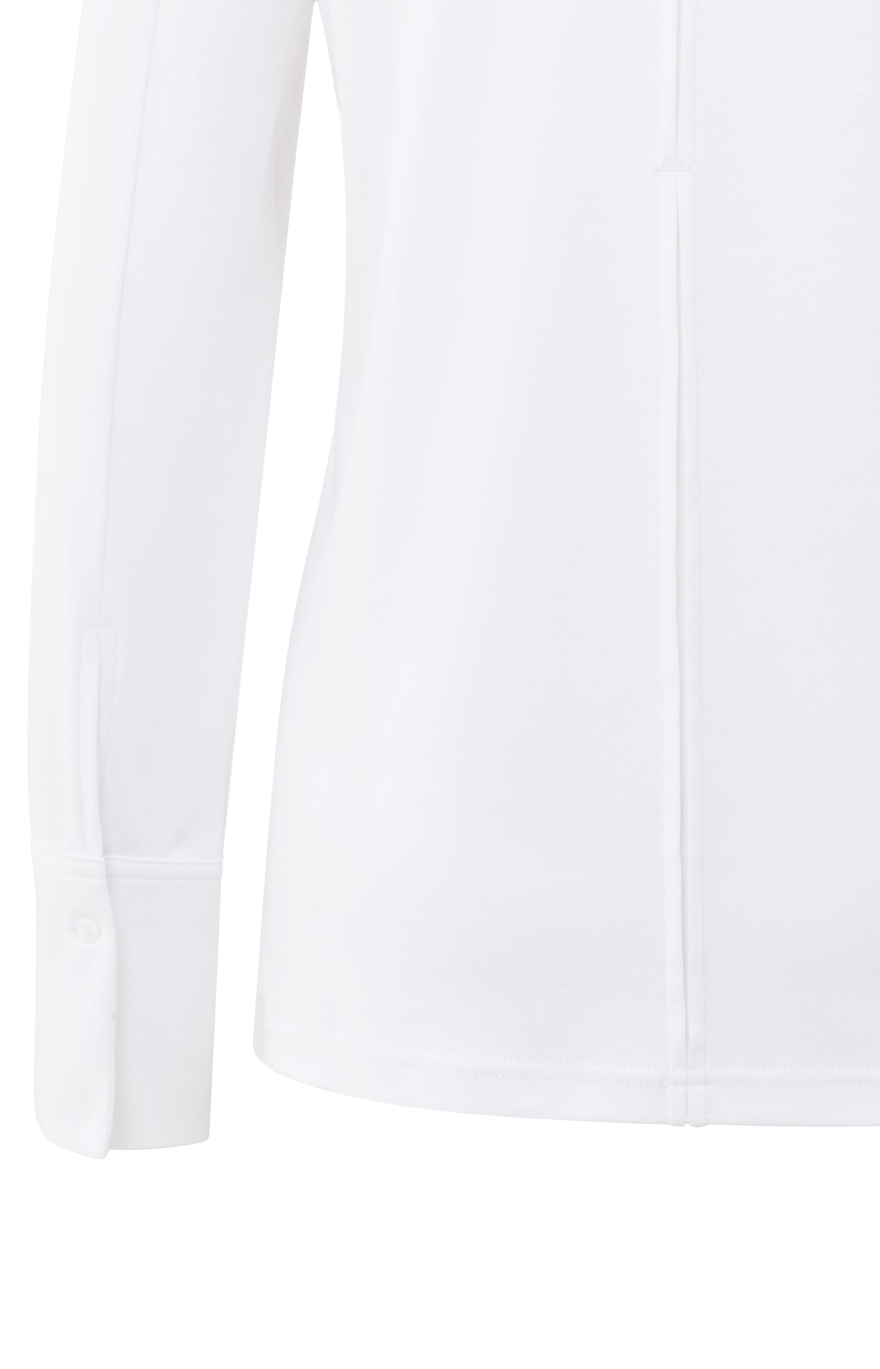 Cleanisiertes Longshirt mit Web-Bündchen
