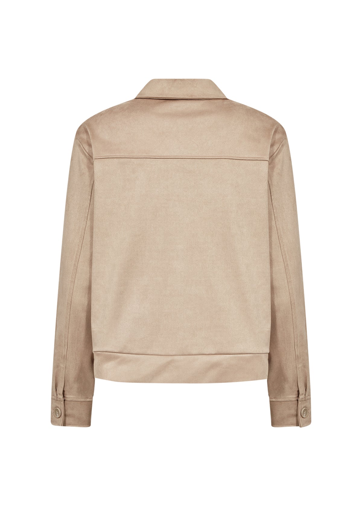 Die Jacke in Veloursleder-Optik