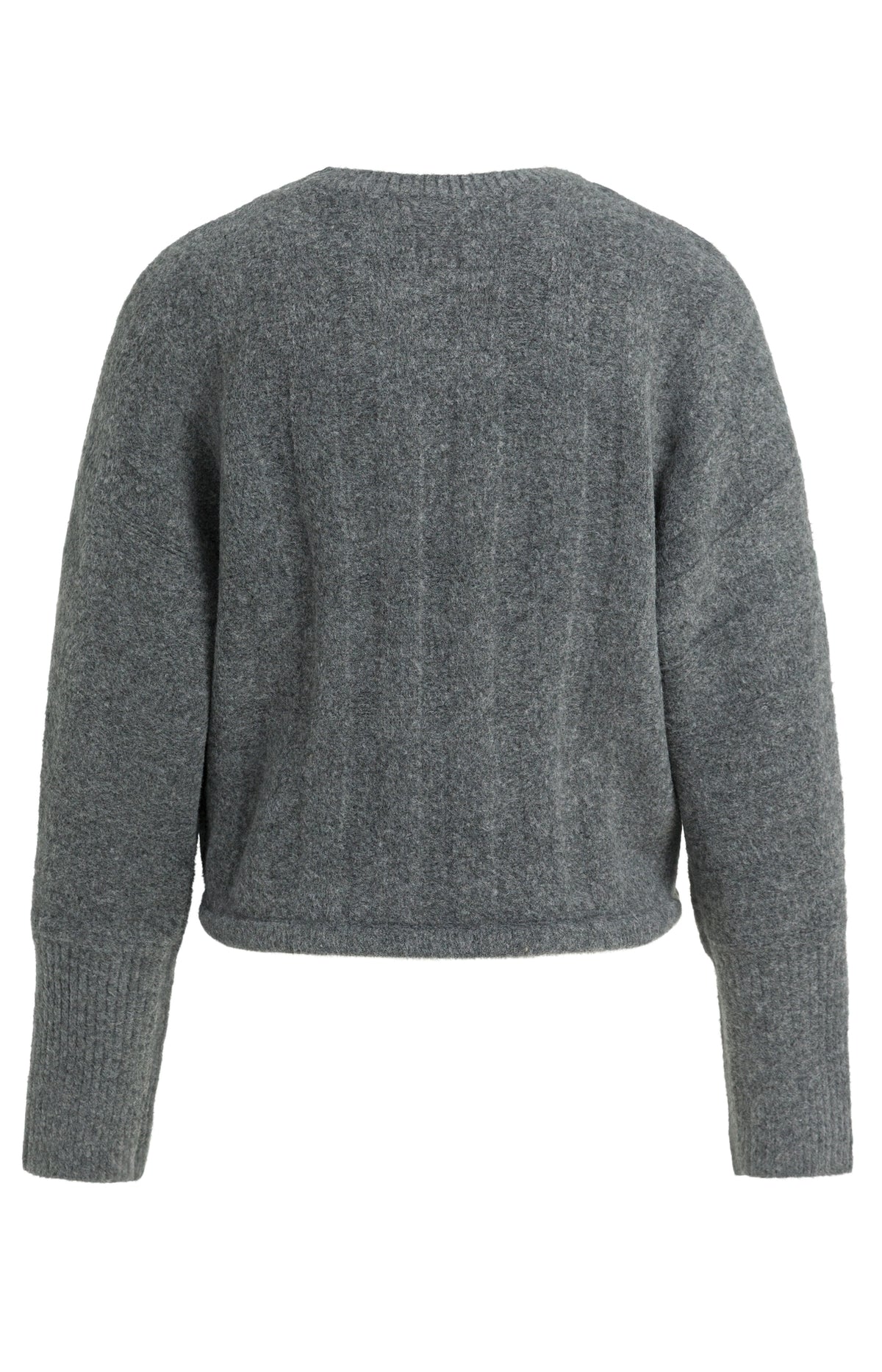 Der Feinstrickpullover mit Kordelzug
