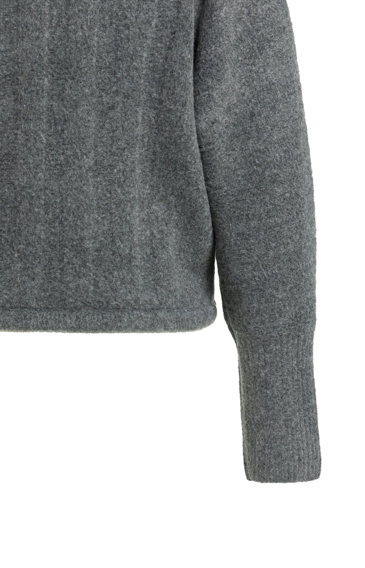 Der Feinstrickpullover mit Kordelzug