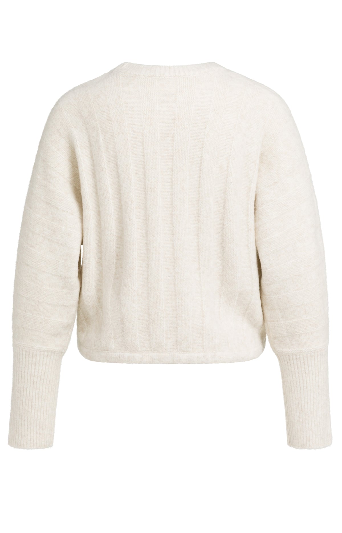 Der Feinstrickpullover mit Kordelzug