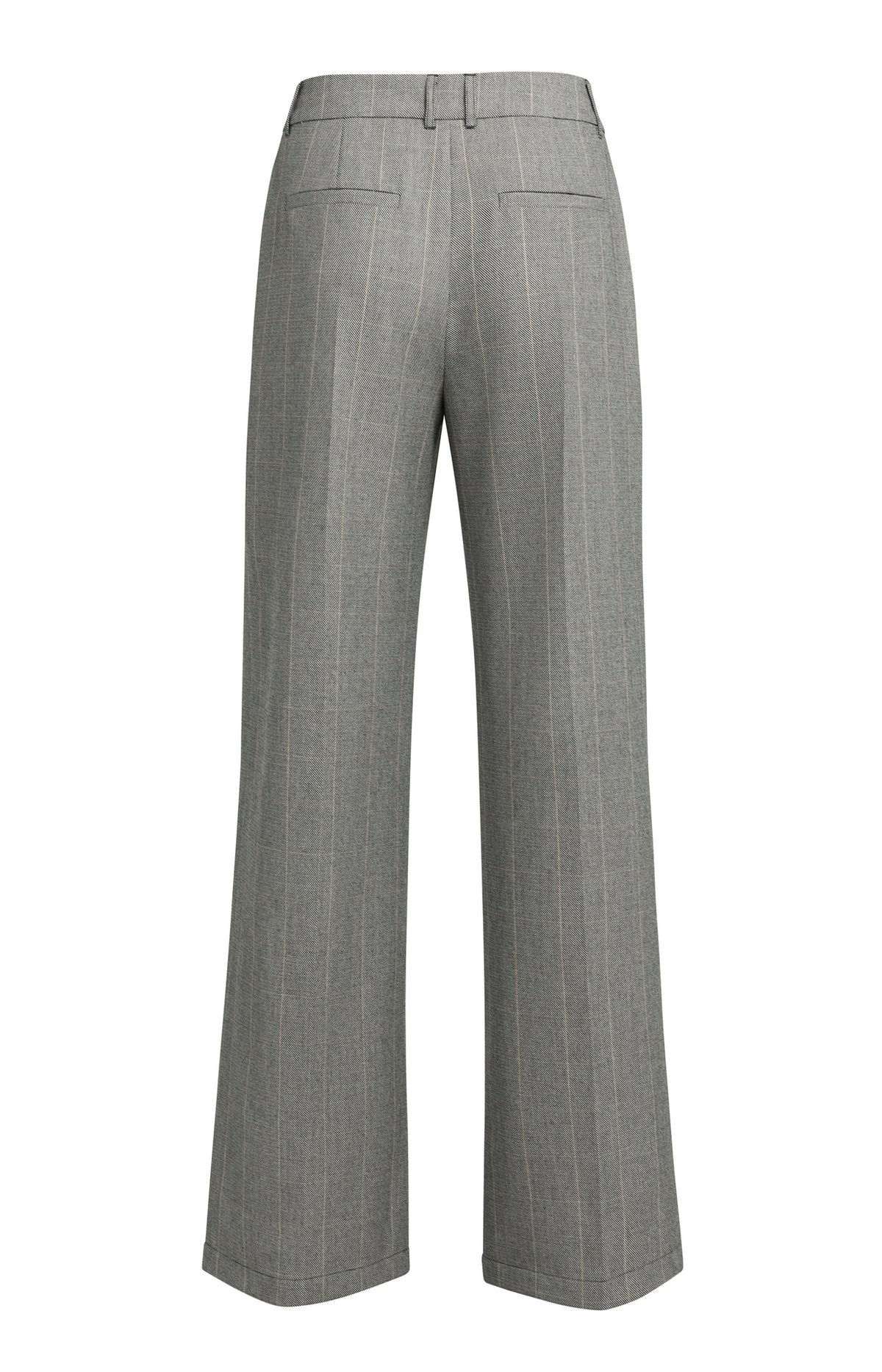 Die karierte Wide-Leg-Hose