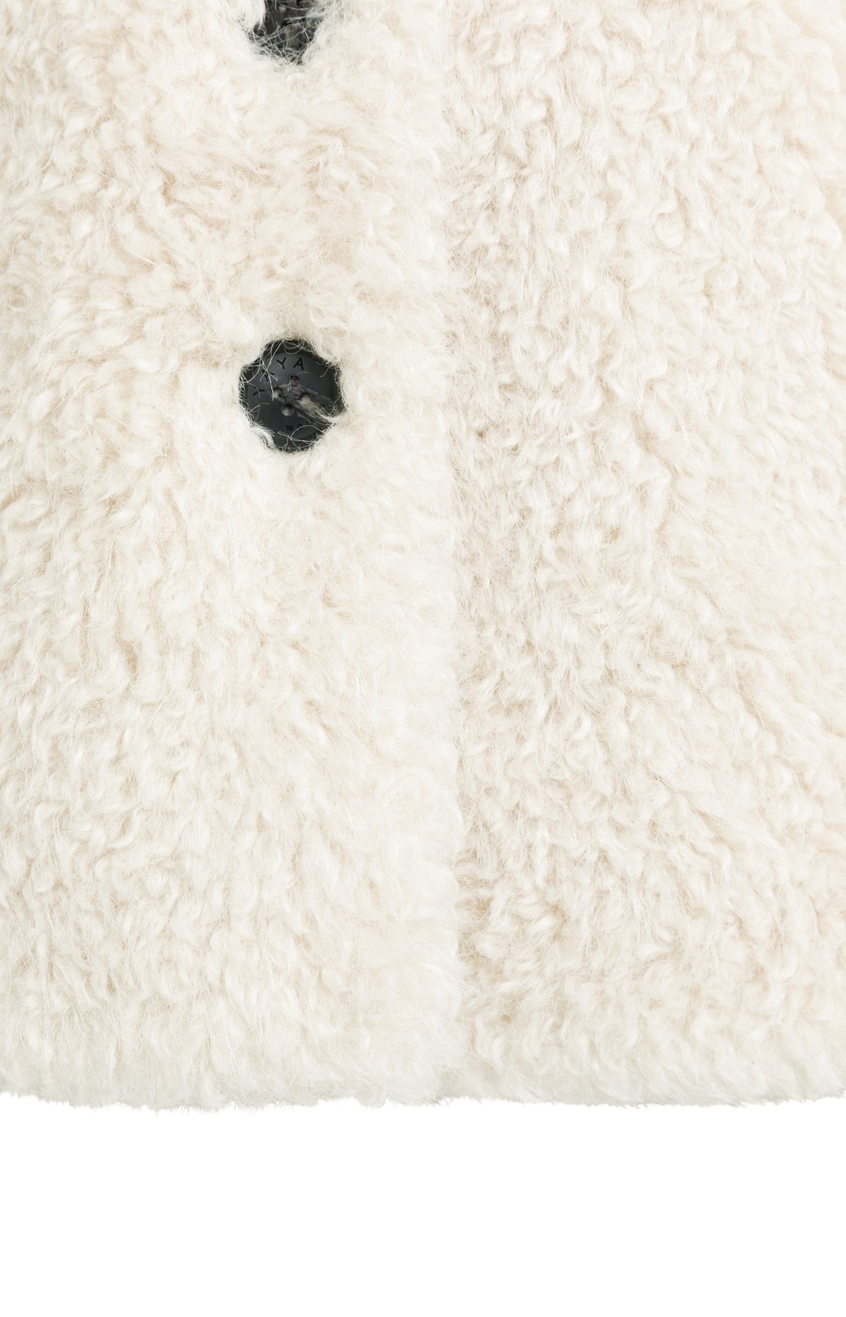 Die kurze Oversize-Teddyjacke