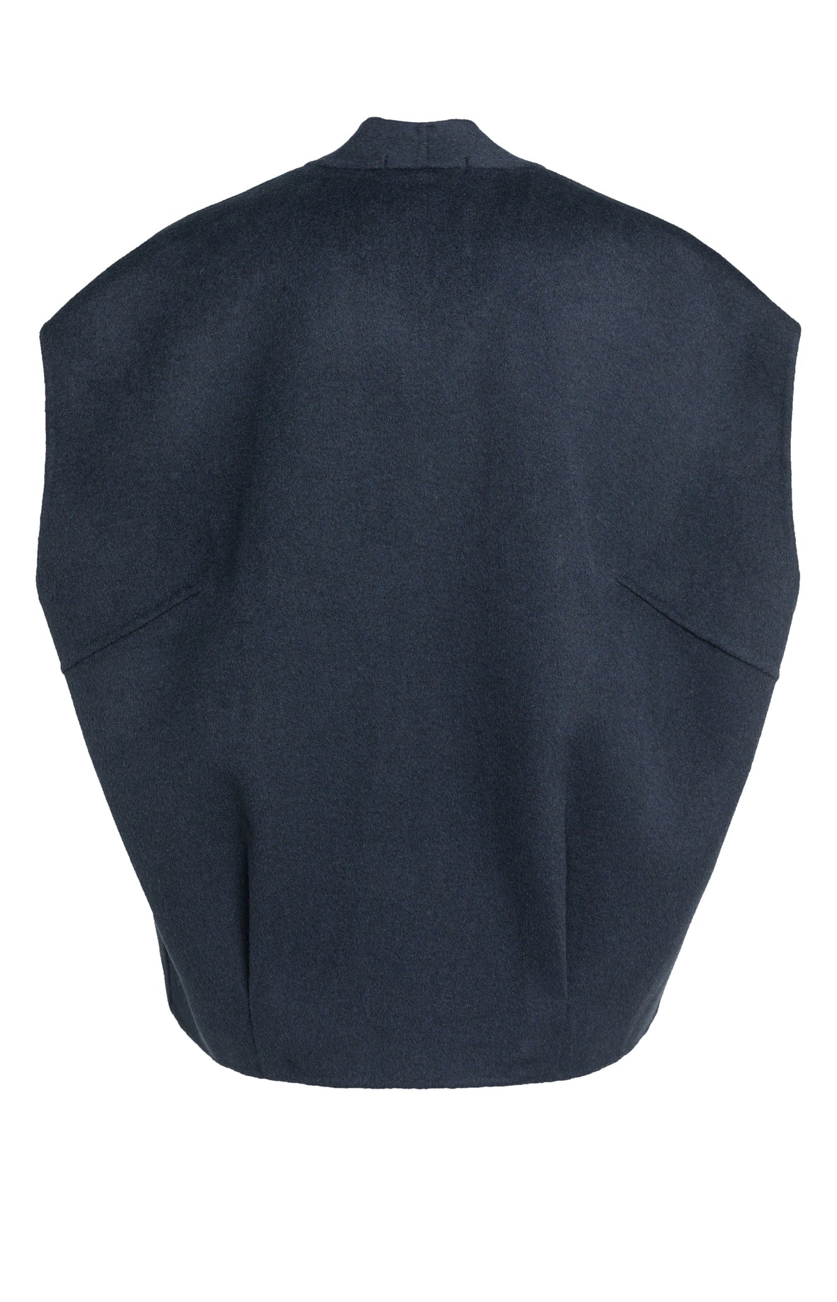 Die Oversize-Weste aus Wollmischung