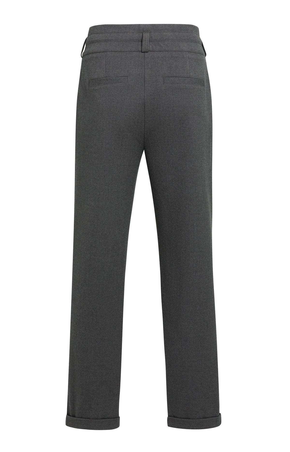 Die weich gewebte Bundfaltenhose