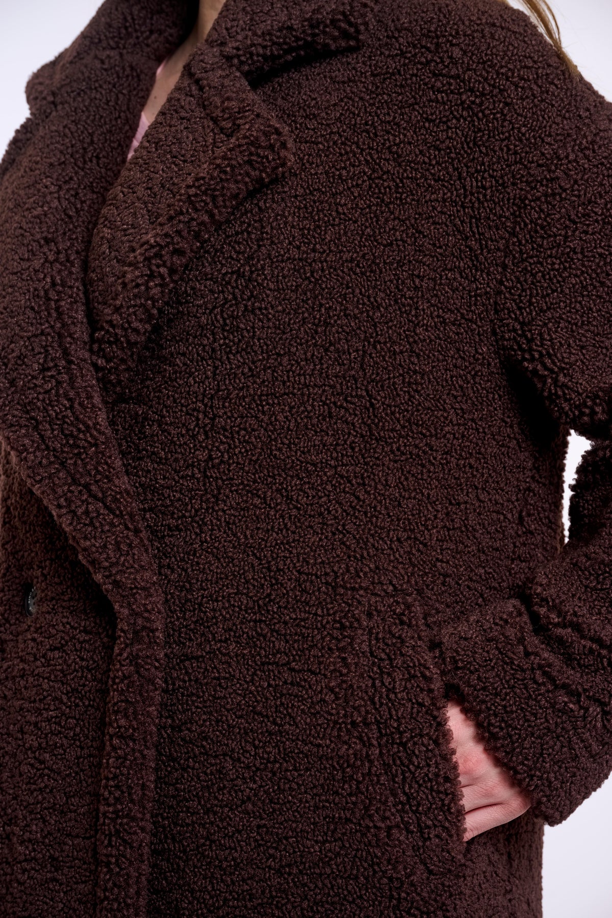 Der Oversized Teddy-Mantel Elicia