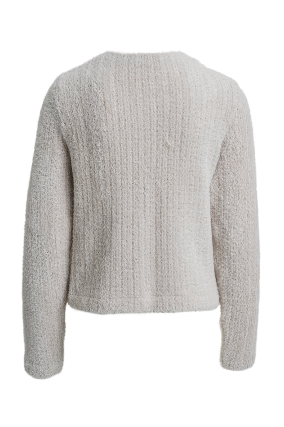Die strukturierte Strickjacke