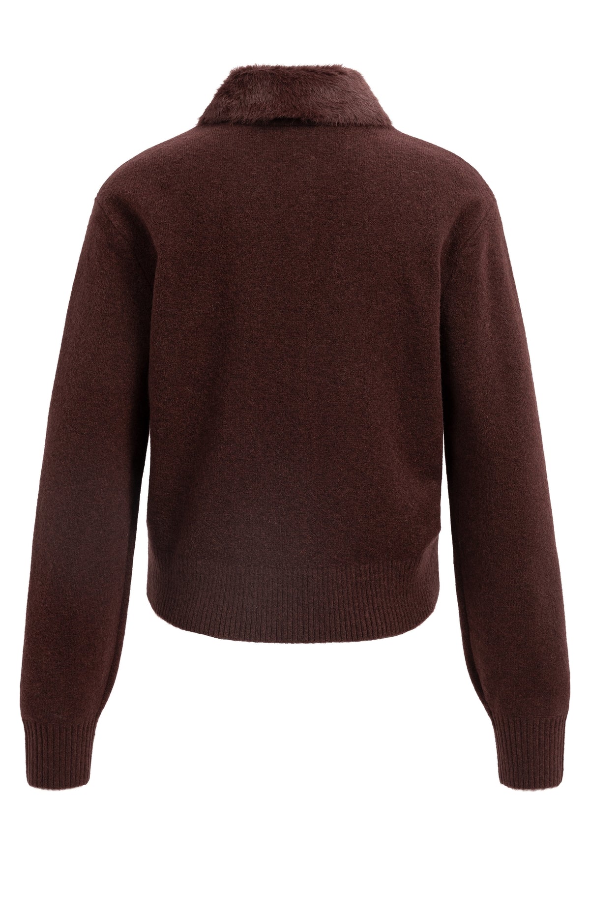 Der Feinstrick-Cardigan mit Wechselkragen