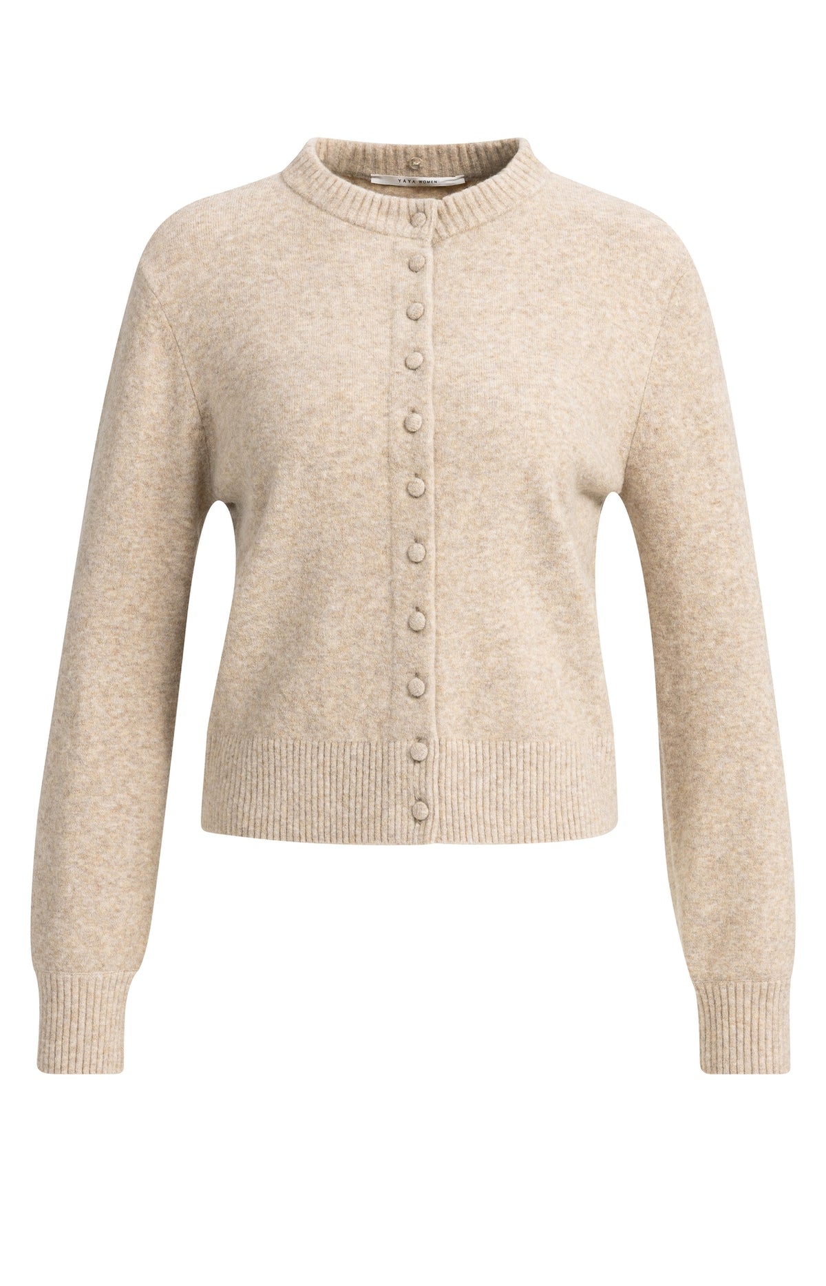 Der Feinstrick-Cardigan mit Wechselkragen