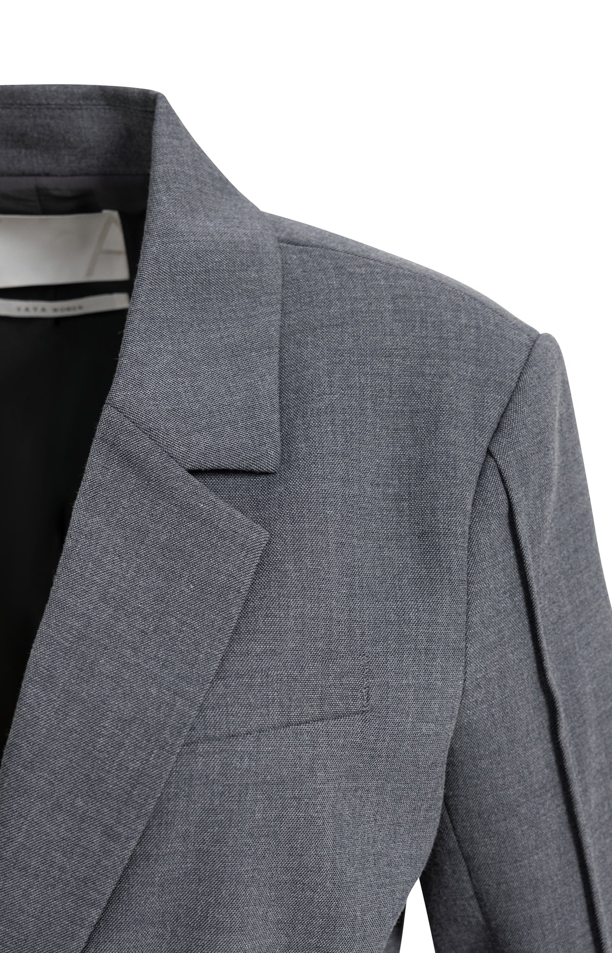 Der gewebte Wickelblazer