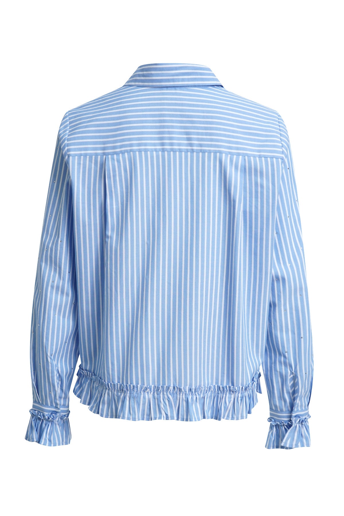 Die Hemdbluse mit Volants