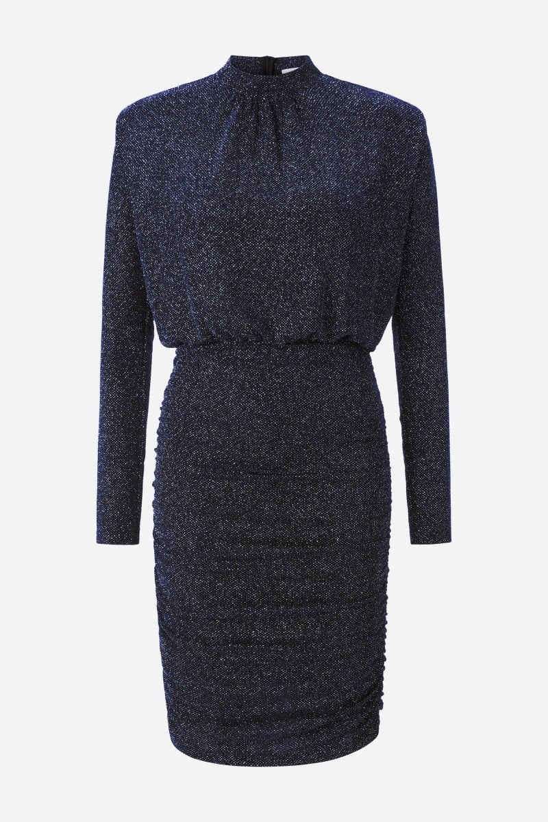 Elegantes Etuikleid mit Glitzer-Details