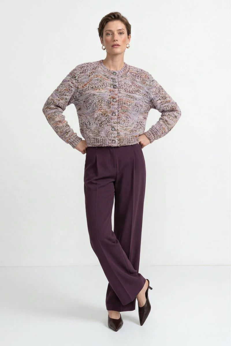 Melierter Strickcardigan – Zeitlos, weich & vielseitig