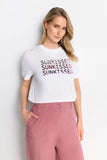 T-Shirt Sunkissed Print -Rich&Royal