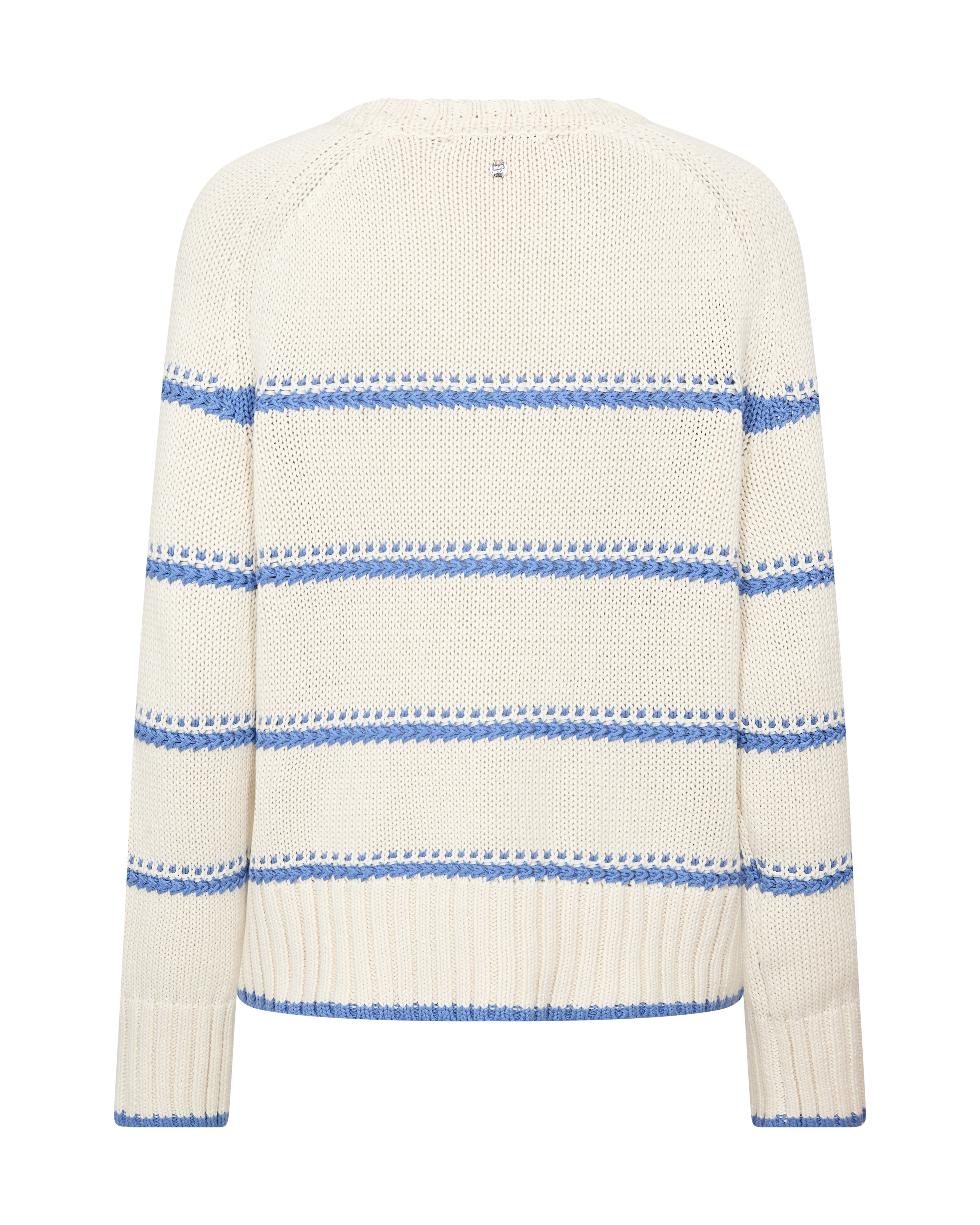 Maritimer Strick-Chic mit dem Streifenpullover