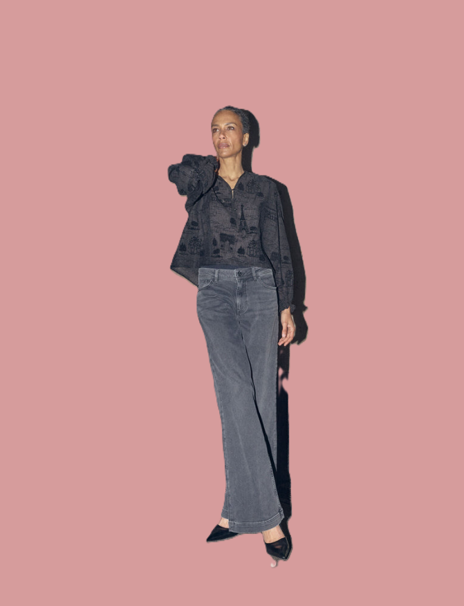 Weit geschnittene Jeans mit modernem Twist