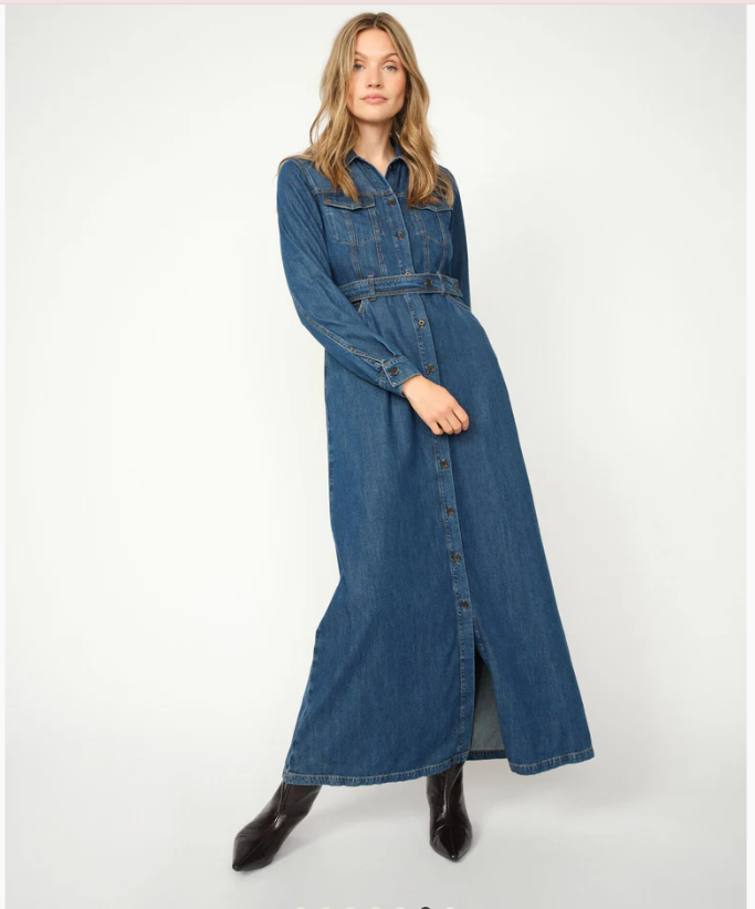 Zeitloser Denim-Chic-Kleid