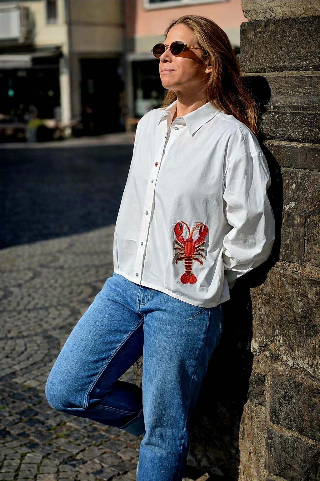 „The Beach Club“ Statement-Bluse