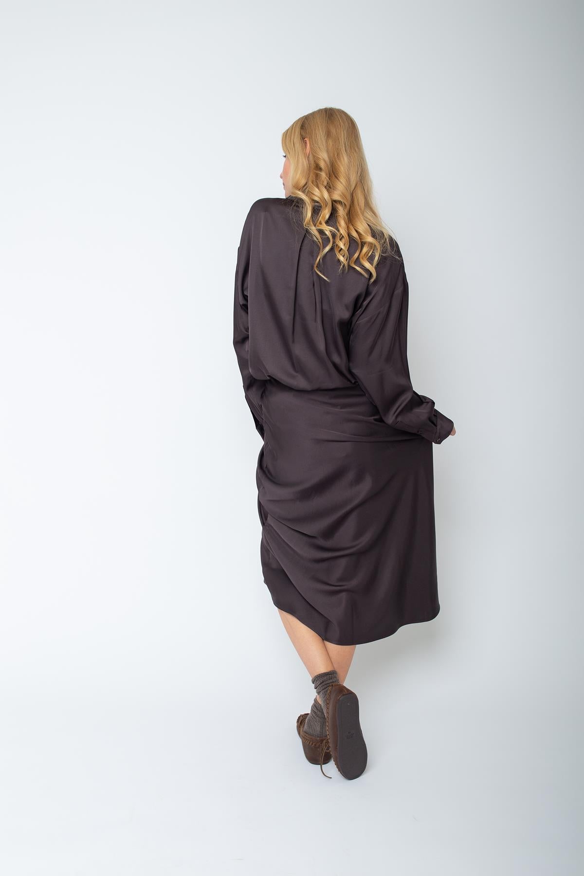 Oversized Hemdbluse mit lässigem Schnitt