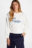 Sweatshirt mit  Rüschenbund -Rich&Royal
