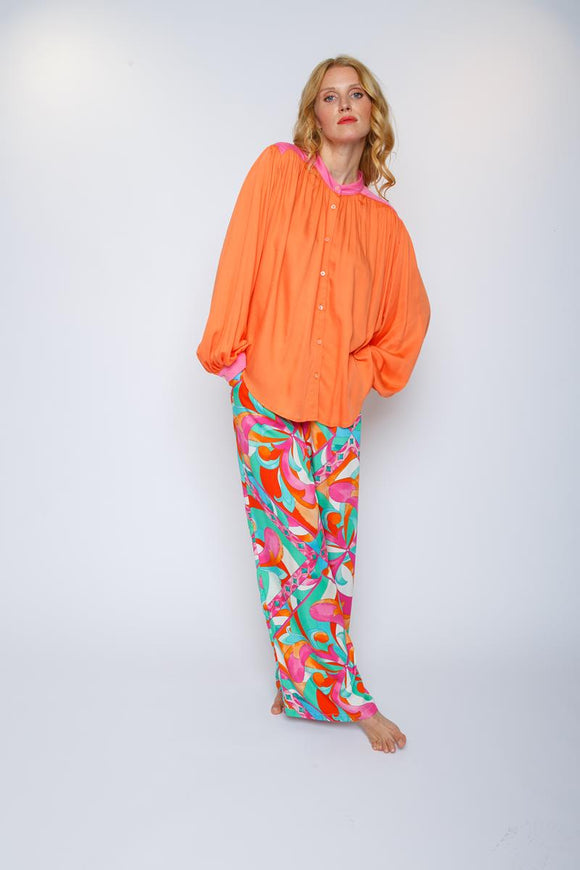 Coole Colourblocking Bluse -Emily van den Bergh