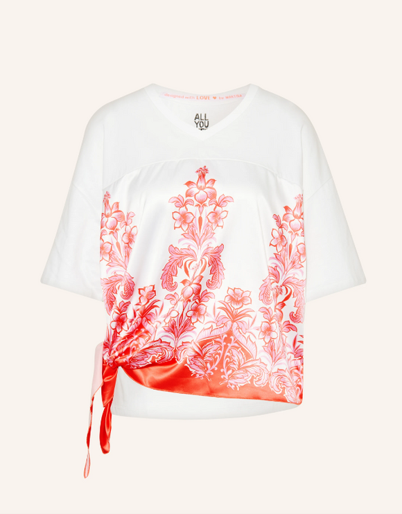 T-Shirt mit Ornament Print -Grace Fashion